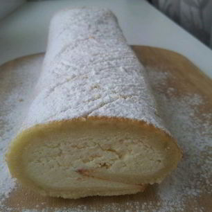 Рецепт Белоснежного рулета