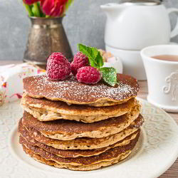 Рецепт Бананова-овсяных панкейки