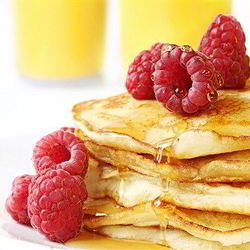 Рецепт Блинчиков нежных со сливками и сахаром