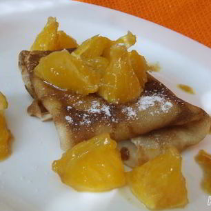 Рецепт Блинчиков с апельсинами