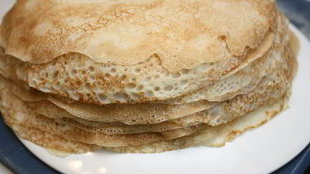 Рецепт блинчиков с сердцем