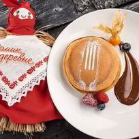 Блинчики с шоколадным соусом