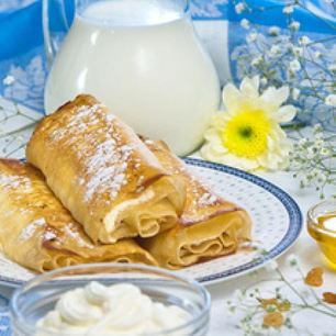 Рецепт Блинчиков с творогом