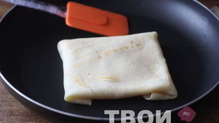 Рецепт блинчиков с ветчиной и сыром