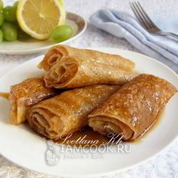 Рецепт Блинчиков с яблоками