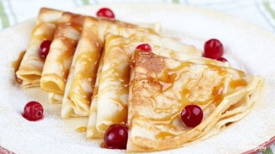 Рецепт блинчиков