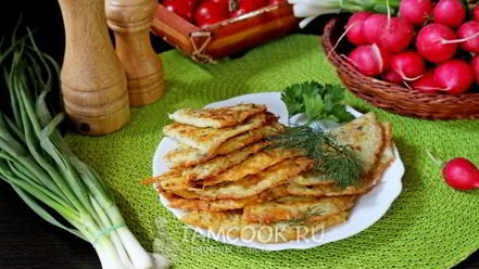 Рецепт блинов из картофеля