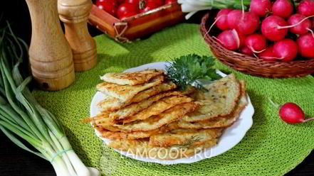 Рецепт блинов из картофеля