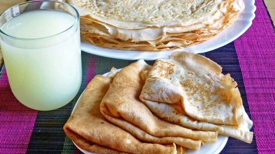 Рецепт блинов на сыворотке тонкие