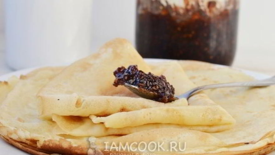 Рецепт блинов на воде без яиц