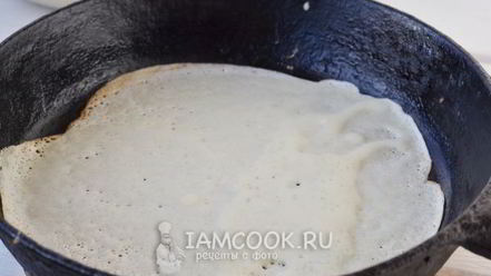Рецепт блинов на воде без яиц