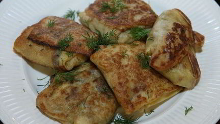 Рецепт Блинов с капустой