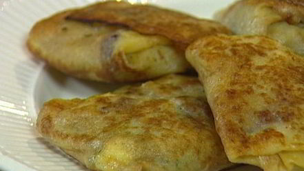 Рецепт блинов с капустой