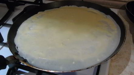 Рецепт блинов с крабовыми палочками