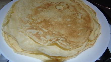 Рецепт блинов с крабовыми палочками