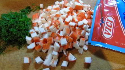 Рецепт блинов с крабовыми палочками