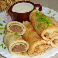 Рецепт Блинов с печенью куриной