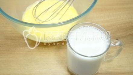 Рецепт блинов с ветчиной и сыром