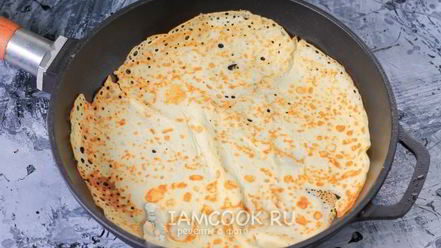 Рецепт фаршированных блинов с фаршем