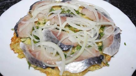 Рецепт кабачковых блинчиков с селедочкой