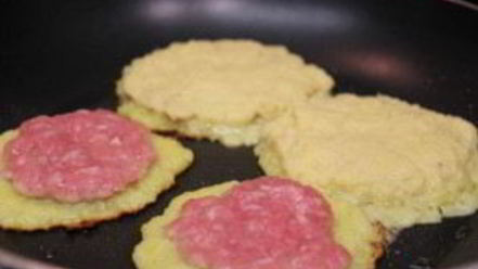 Рецепт картофельных блинов с мясом