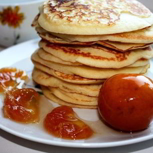 Рецепт Лимонных блинчиков на сметане