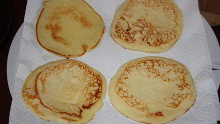 Рецепт лимонных блинчиков на сметане