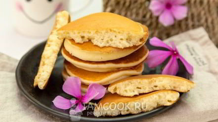 Рецепт панкейков на сливочном сыре