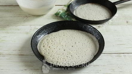 Рецепт постных блинов на дрожжах