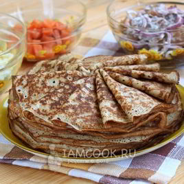 Рецепт Ржаных блинов