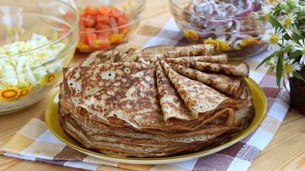 Рецепт ржаных блинов