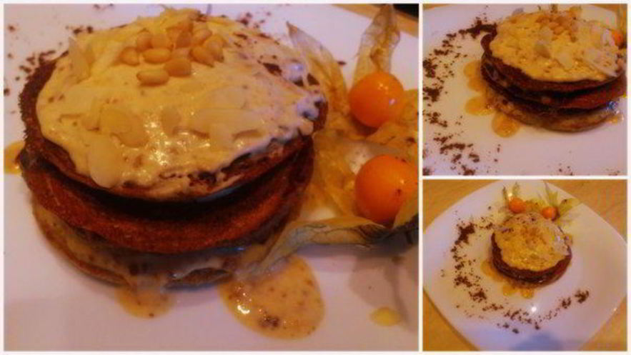 Рецепт сметанного панкейк-пирожное