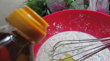 Рецепт сырных блинов с зеленью