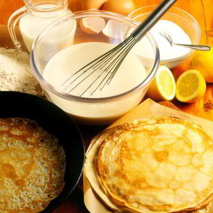 Рецепт Тонких ажурных блинов на молоке