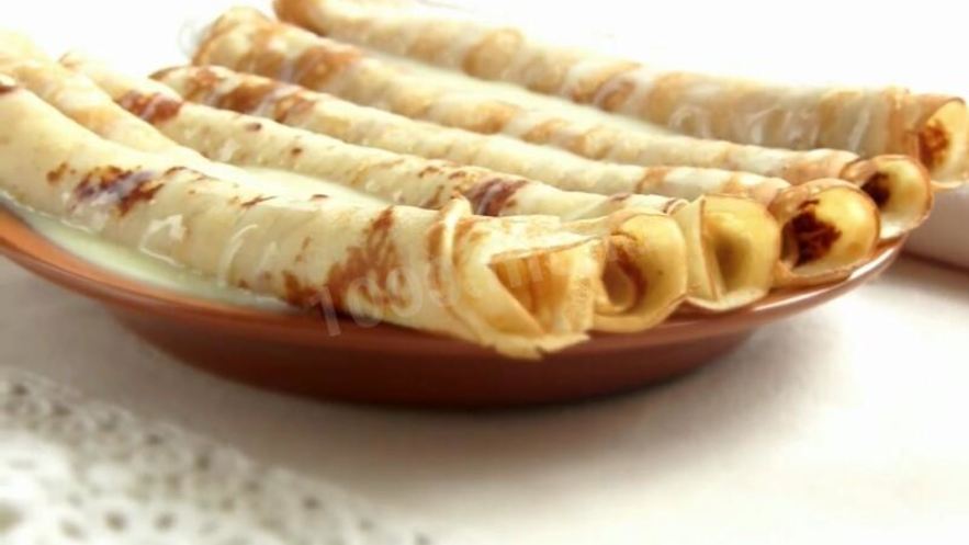 Рецепт тонких блинчиков на молоке ореховые