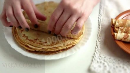 Рецепт тонких блинчиков на молоке ореховые