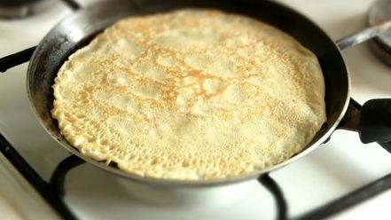 Рецепт тонких блинчиков на молоке ореховые