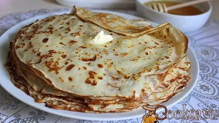 Рецепт Тонких блинов на кефире