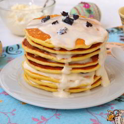 Рецепт Творожных панкейков с черносливом