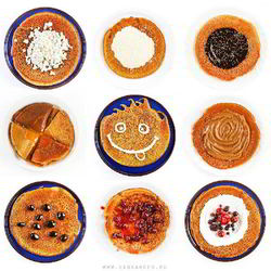 Рецепт Вегетарианских блинов