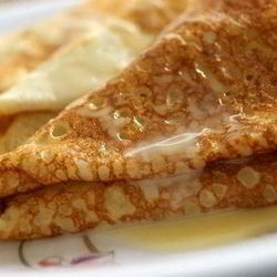 Рецепт Вкусных блинчиков на молоке по-домашнему