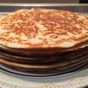 Рецепт Воздушных тонких блинов на молоке