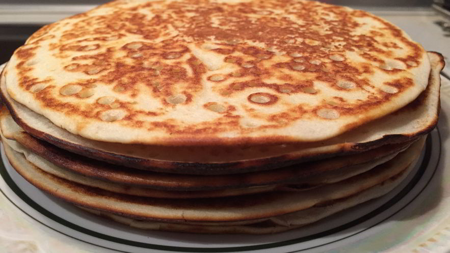 Рецепт воздушных тонких блинов на молоке