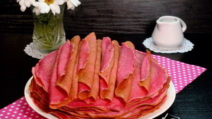 Рецепт Ячневых блинов с творогом