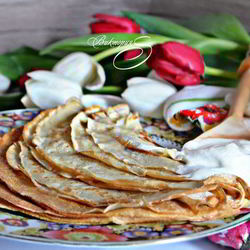 Рецепт Заварных блинов на кефире