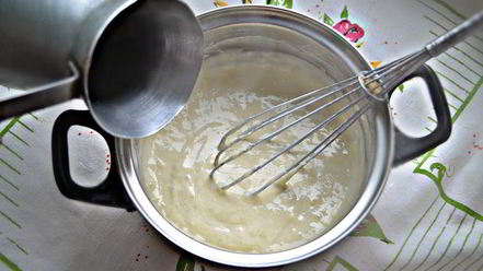 Рецепт заварных блинов на кефире