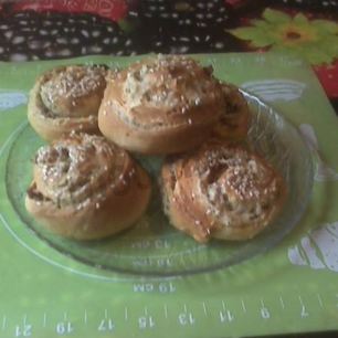Рецепт Аппетитных спиральных булочек с маком