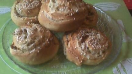 Рецепт Аппетитных спиральных булочек с маком