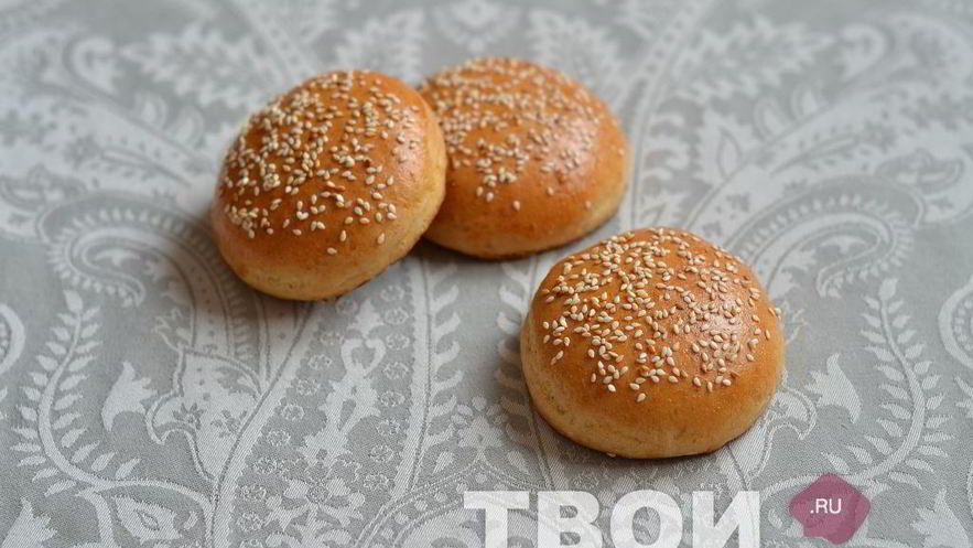 Рецепт булочек с кунжутом