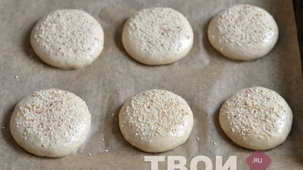 Рецепт булочек с кунжутом